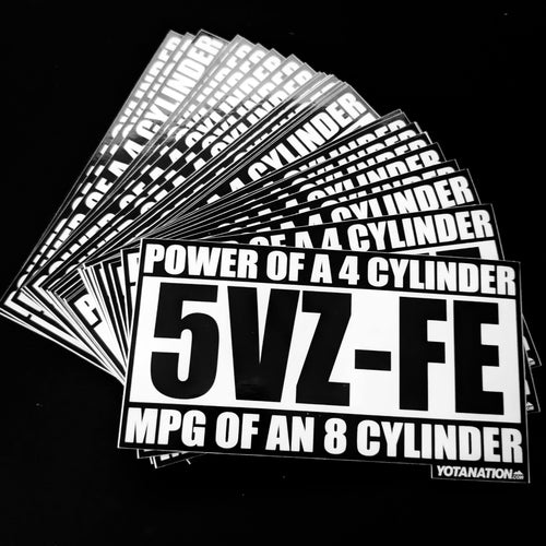 5VZ-FE Power Sticker - Yota Nation