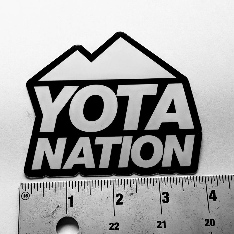 Load image into Gallery viewer, Yota Nation Signature Sticker 4&quot;
