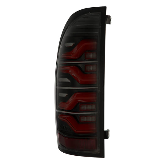 05-15 Toyota Tacoma LUXX-Series LED Tail Lights Black-Red
