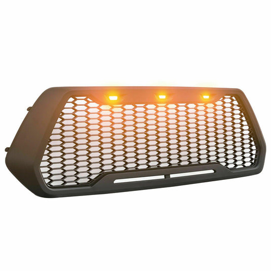 Raptor Style Matte Black Grille w/3 LED Lights - 2016+ Toyota Tacoma - Yota Nation