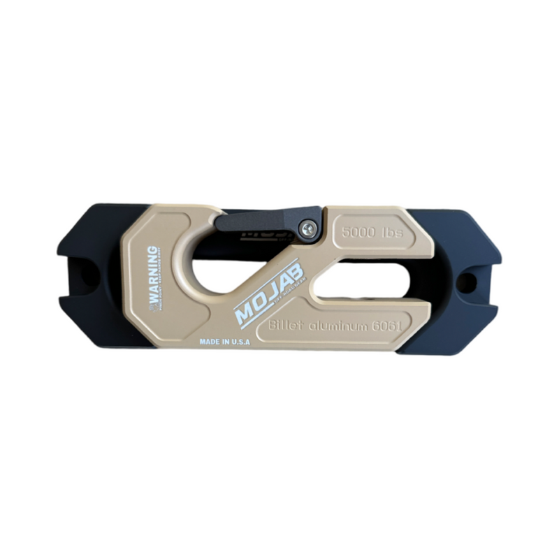 Load image into Gallery viewer, Side By Side / UTV Aluminum Recessed Winch Shackle with Fairlead Kit, closed latch (LIFE TIME WARRANTY*)
