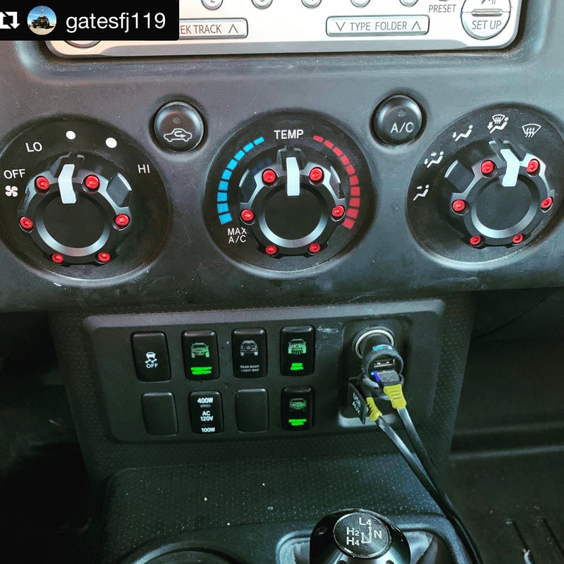 Load image into Gallery viewer, Climate Knobs (FJ Cruiser) - SANDSTORM
