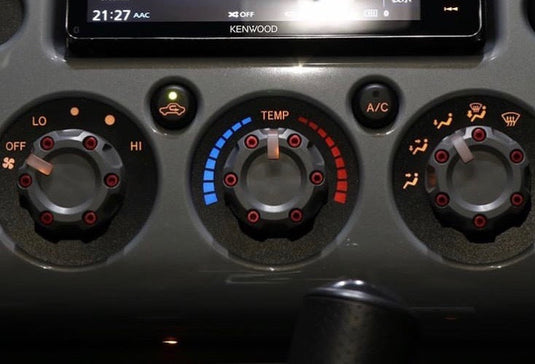 Climate Knobs (FJ Cruiser) - ARMY GREEN
