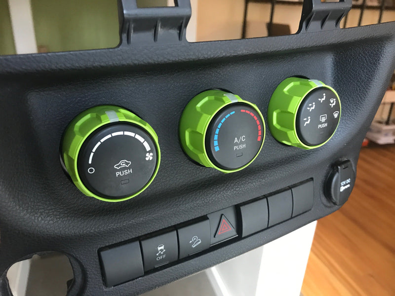 Load image into Gallery viewer, Climate Knobs (2011-2018 Wrangler JK) - GECKO
