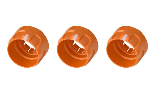 Climate Knobs (2011-2018 Wrangler JK) - ORANGE