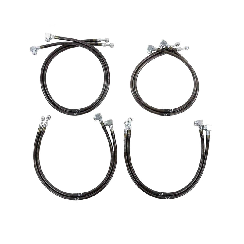 Load image into Gallery viewer, Brake Lines | 10mm Banjo x 3/8&quot;-24 90 Deg FIF
