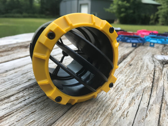 Vent Rings (2011-2018 Wrangler JK) - BAJA YELLOW
