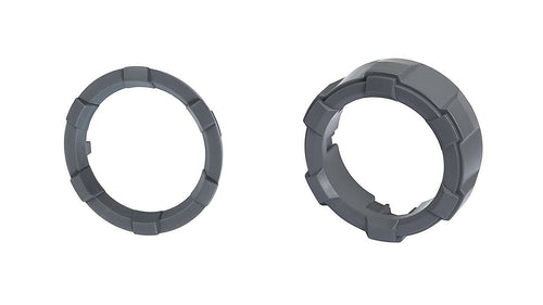 Start Button Ring + 4x4 Knob (2016-2023 Tacoma / 2020-2021 Tundra) - CEMENT