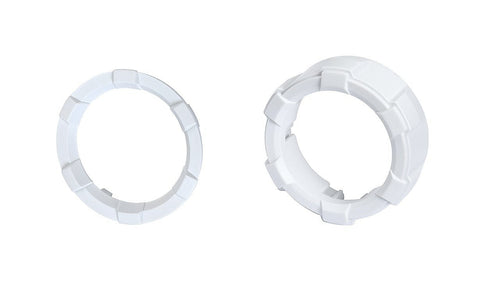 Start Button Ring + 4x4 Knob (2016-2023 Tacoma / 2020-2021 Tundra) - WHITE