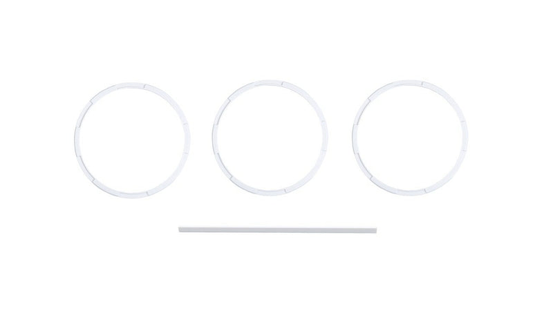 Load image into Gallery viewer, Climate Knob Trim Rings (2014-2021 Tundra) - WHITE
