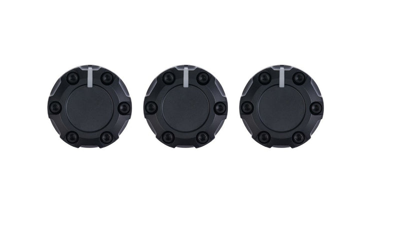 Load image into Gallery viewer, Climate Knobs (2014-2021 Tundra) - 3 PACK - BLACK
