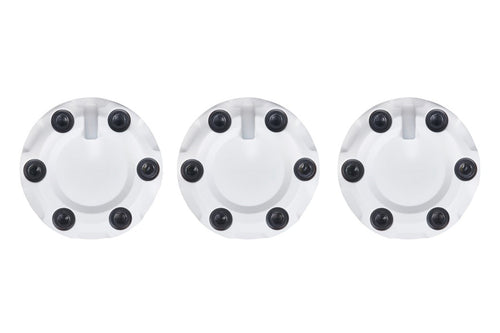 Climate Knobs (2005-2015 Tacoma) - 3 PACK - WHITE