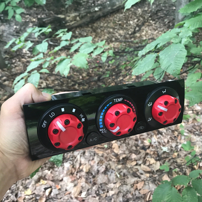 Load image into Gallery viewer, Climate Knobs (2005-2015 Tacoma) - 3 PACK - RED
