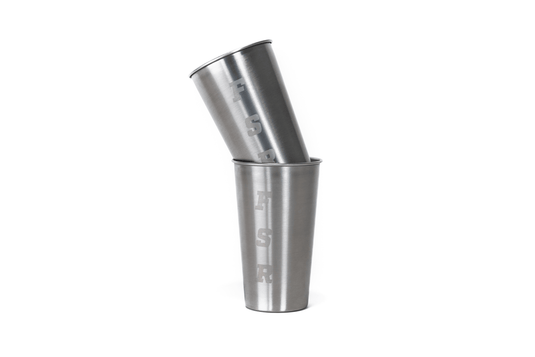 Stainless Steel 16oz Cups (4) - Clearance