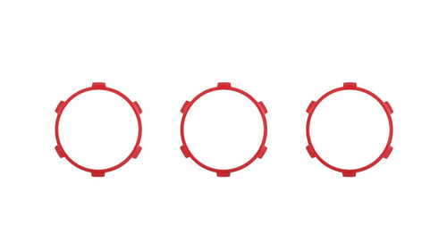 Climate Rings (2016-2023 Tacoma DUAL ZONE) - RED