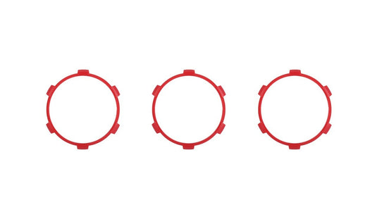 Climate Rings (2016-2023 Tacoma DUAL ZONE) - RED