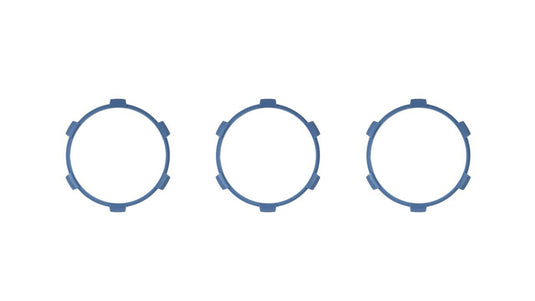 Climate Rings (2016-2023 Tacoma DUAL ZONE) - CAVALRY BLUE