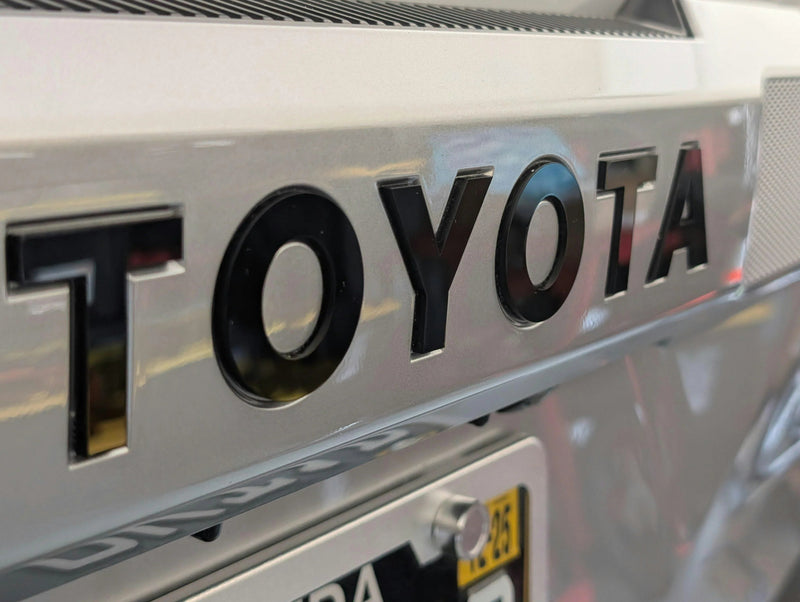 Load image into Gallery viewer, TOYOTA Rear Hatch Liftgate Acrylic Emblem Inlays - 2025+ 4Runner
