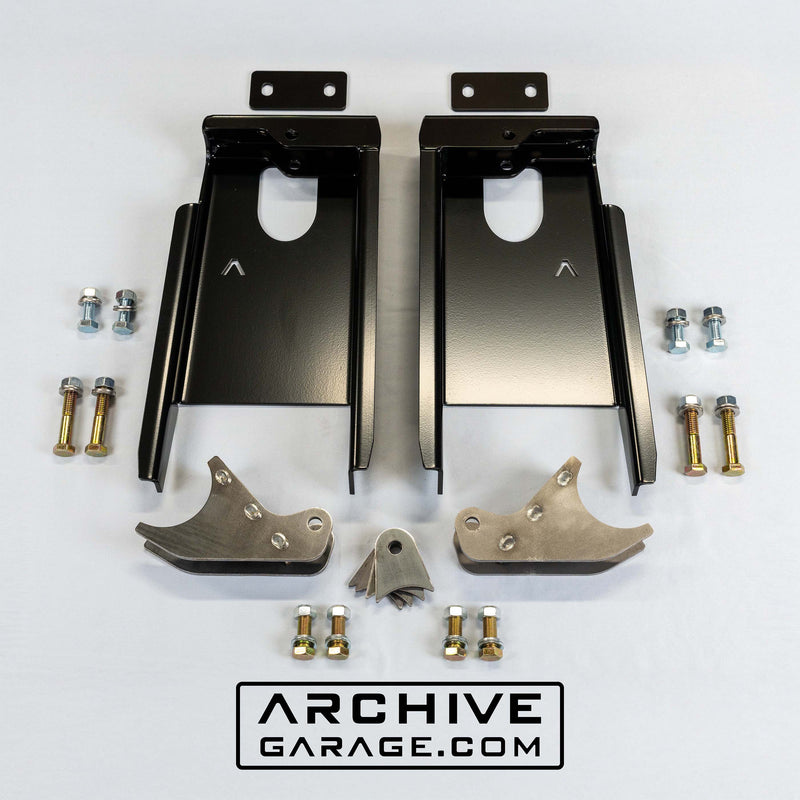 Load image into Gallery viewer, 2005-2023 Tacoma Rear Shock Relocation Towers 2.5 x 12&quot; to 14&quot; Mid Travel
