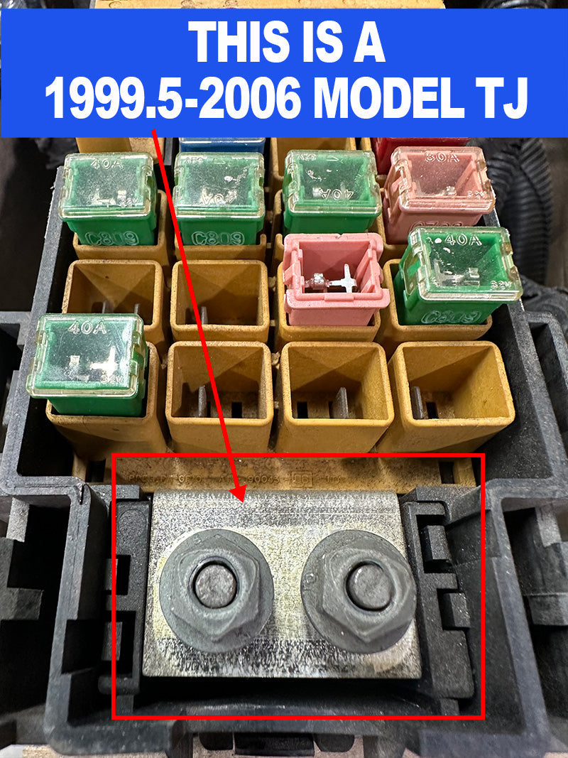 Load image into Gallery viewer, Jeep Wrangler TJ / LJ Big 7 Battery Cable Kit (1997-2006)
