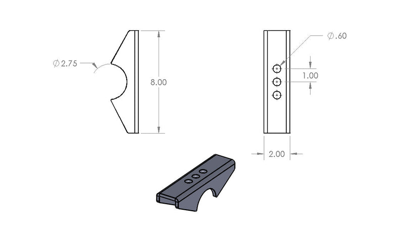Load image into Gallery viewer, Narrow width Perches 2&quot; Wide For Early Jeep (CJ &amp; M Series)
