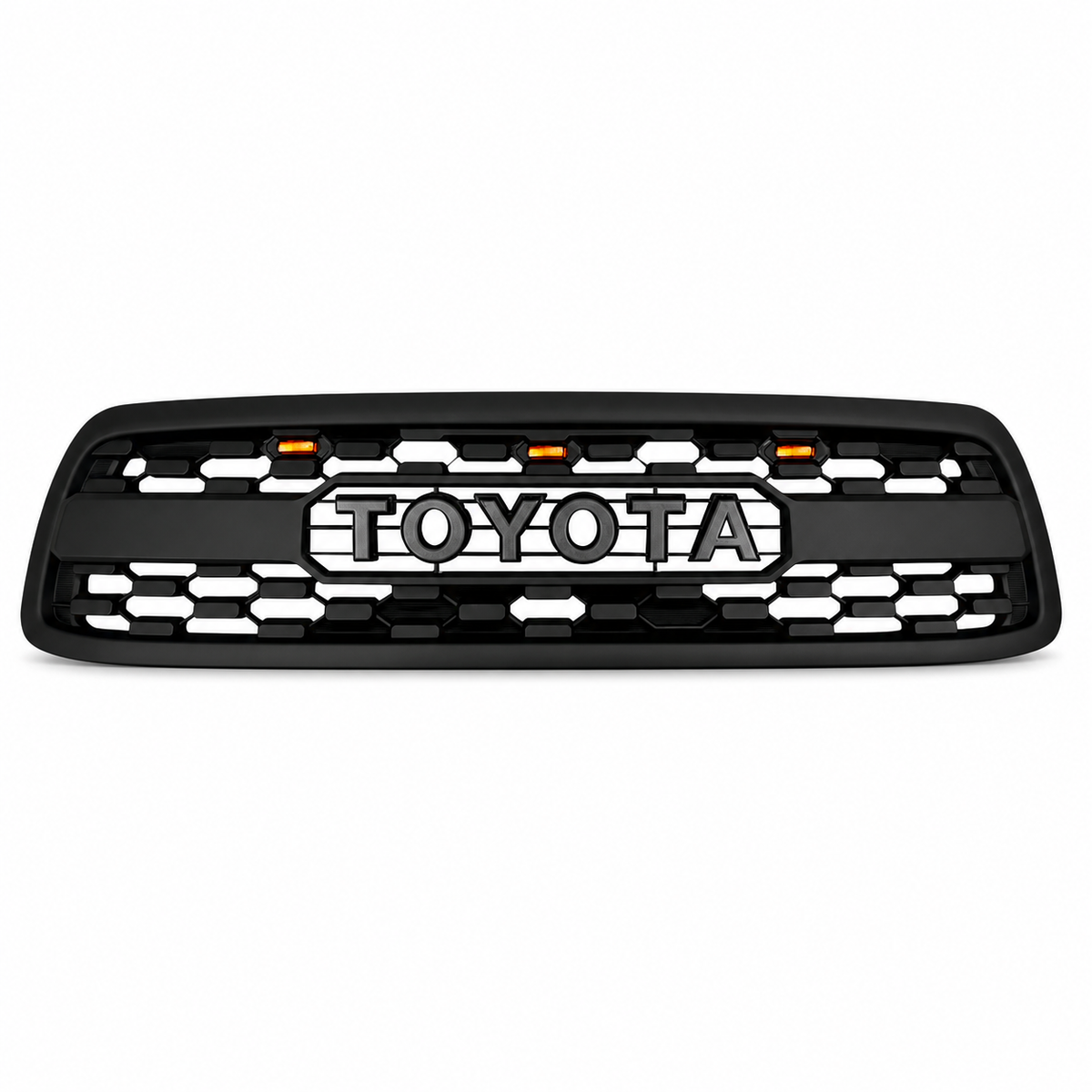 TRD style grille for 2000-2002 Tundra with TOYOTA letters and amber Raptor lights