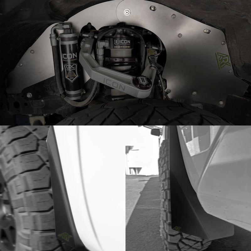 Load image into Gallery viewer, 2007-2021 Toyota Tundra TriXpoly Splash Guards &amp; Mudflap Micros
