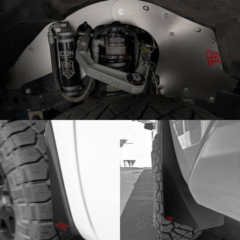 Load image into Gallery viewer, 2007-2021 Toyota Tundra TriXpoly Splash Guards &amp; Mudflap Micros
