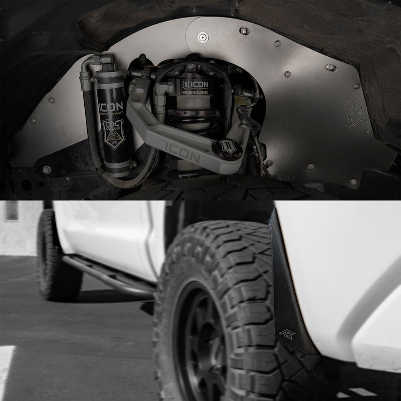 Load image into Gallery viewer, 2007-2021 Toyota Tundra TriXpoly Splash Guards &amp; Mudflap Micros
