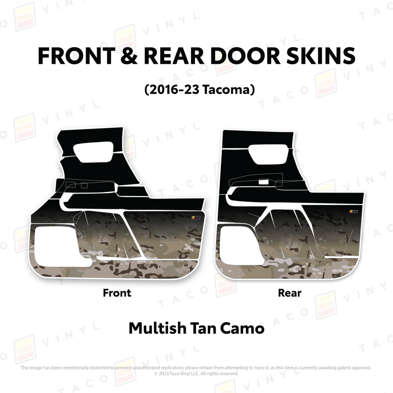 Load image into Gallery viewer, 2016-23 Tacoma Door Skins
