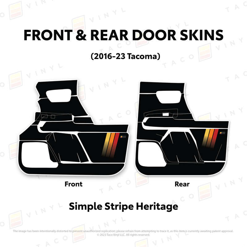 Load image into Gallery viewer, 2016-23 Tacoma Door Skins
