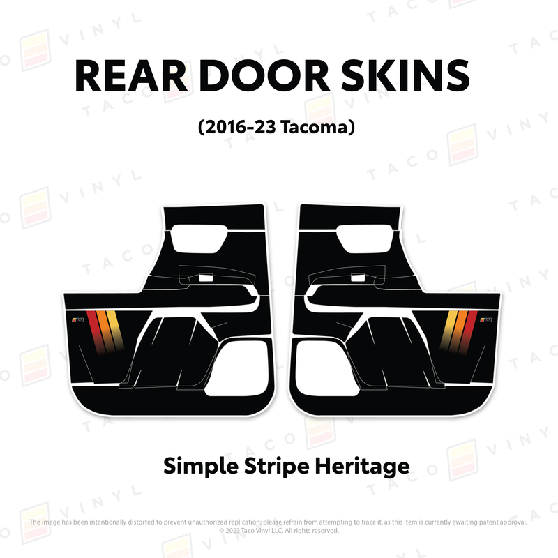 Load image into Gallery viewer, 2016-23 Tacoma Door Skins
