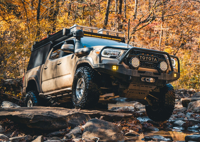 Load image into Gallery viewer, Toyota Tacoma 3rd Gen (2016-2023) Hi-Lite Overland Front Bumper [Bull Bar]

