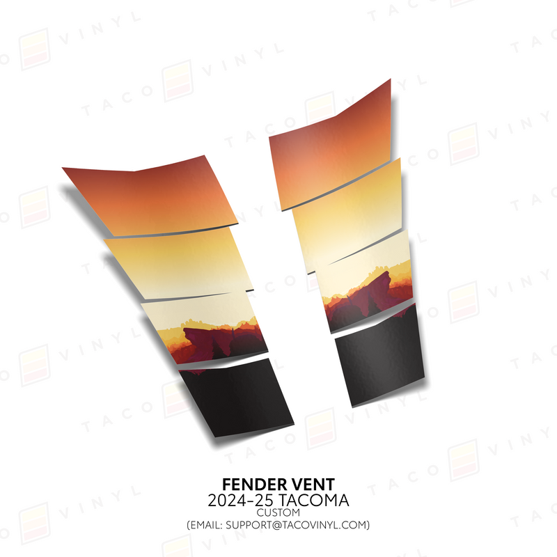 Load image into Gallery viewer, 2024+ Tacoma Gradient Fender Vents
