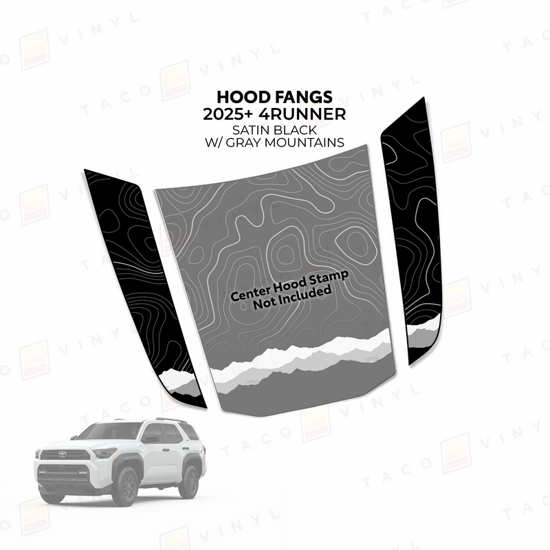 Load image into Gallery viewer, 2025+ 4Runner Apex Hood Fangs
