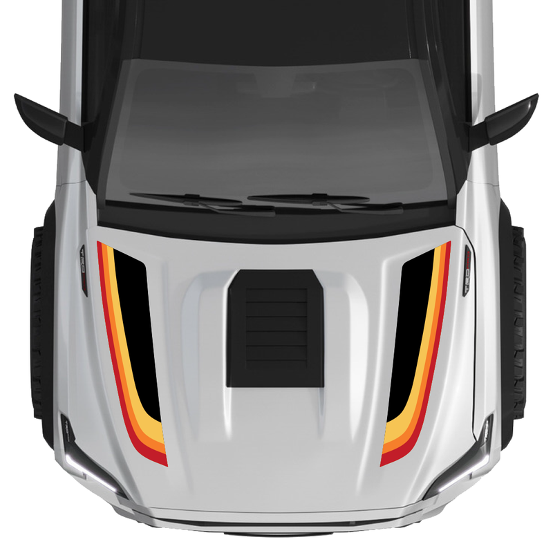 Load image into Gallery viewer, 2024+ Tacoma Fury Hood Stamp (Fangs Only)
