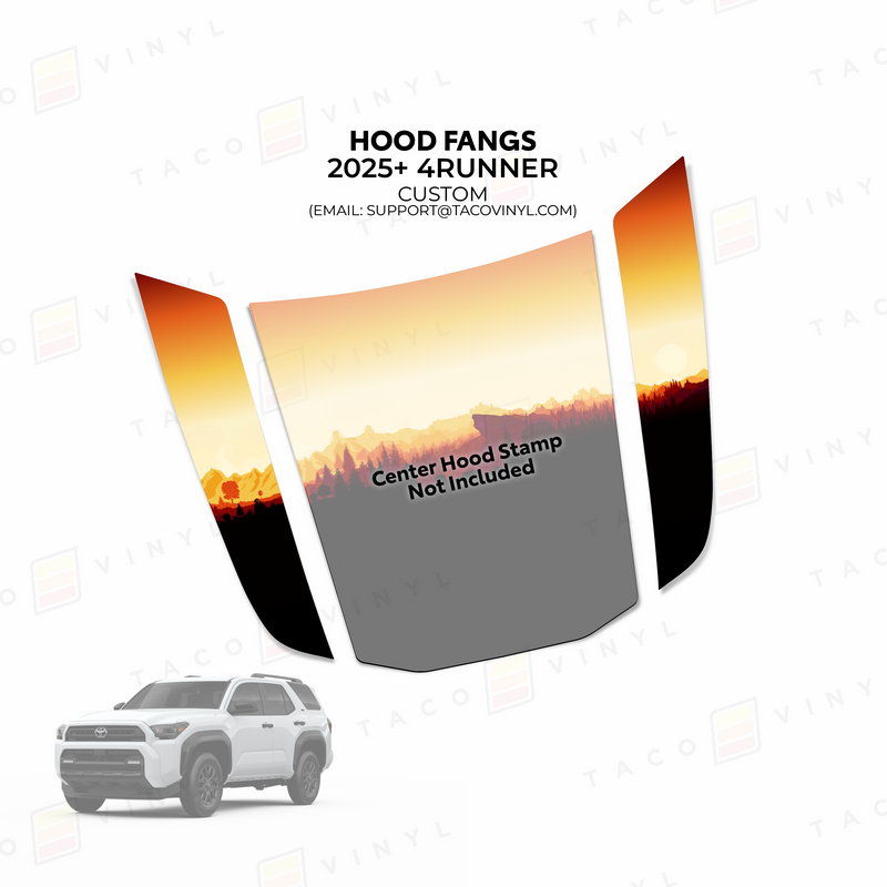 Load image into Gallery viewer, 2025+ 4Runner Apex Hood Fangs

