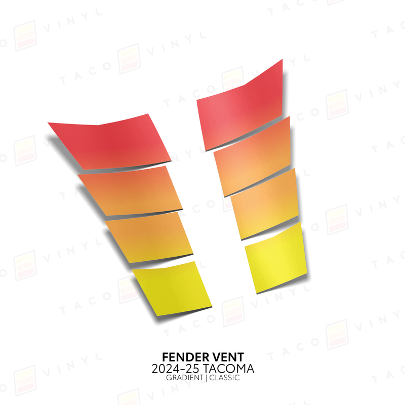 Load image into Gallery viewer, 2024+ Tacoma Gradient Fender Vents
