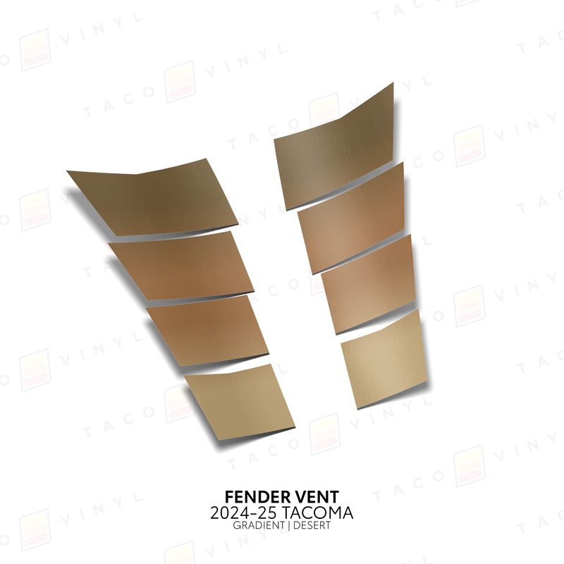 Load image into Gallery viewer, 2024+ Tacoma Gradient Fender Vents
