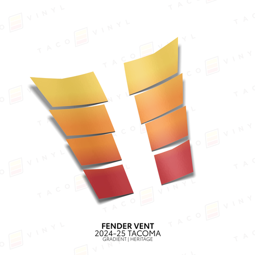 2024+ Tacoma Gradient Fender Vents