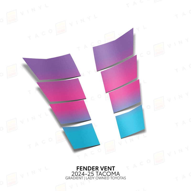 Load image into Gallery viewer, 2024+ Tacoma Gradient Fender Vents
