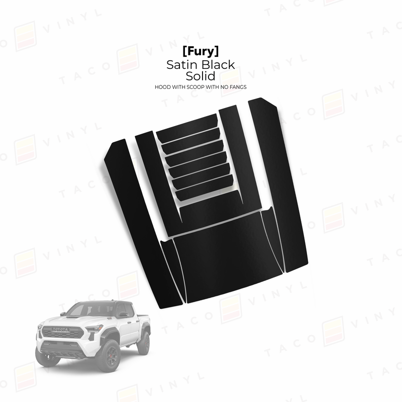Load image into Gallery viewer, 2024+ Tacoma Fury Hood Scoop Stamp (W/ No Fangs)

