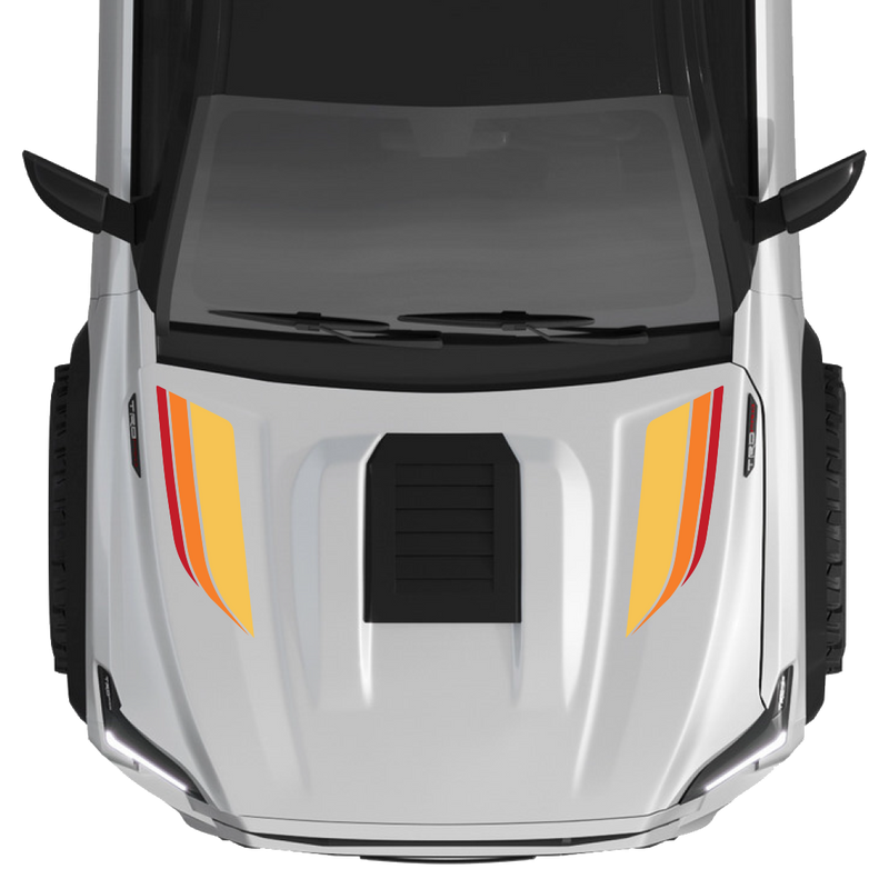 Load image into Gallery viewer, 2024+ Tacoma Havoc Hood Scoop Stamp (W/ Fangs only)
