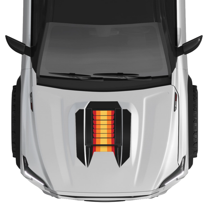 Load image into Gallery viewer, 2024+ Tacoma Havoc Hood Scoop Stamp (W/ No Fangs)
