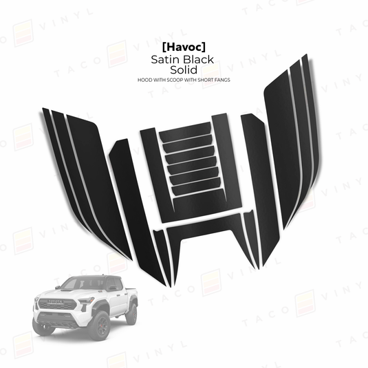 2024+ Tacoma Havoc Hood Scoop Stamp (W/ Short Fangs)