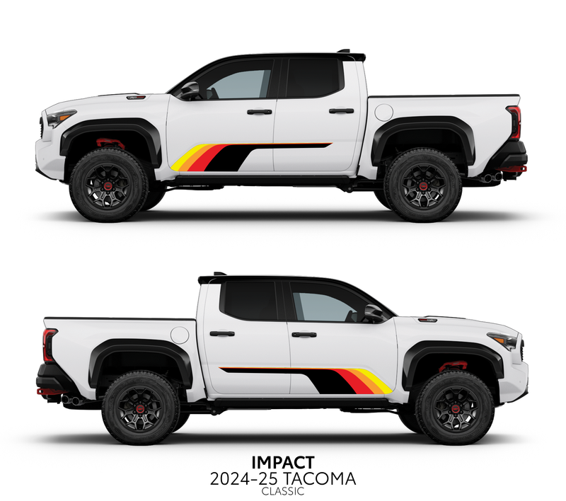 Load image into Gallery viewer, 2024+ Tacoma Impact Rocker Panel Decal Kit
