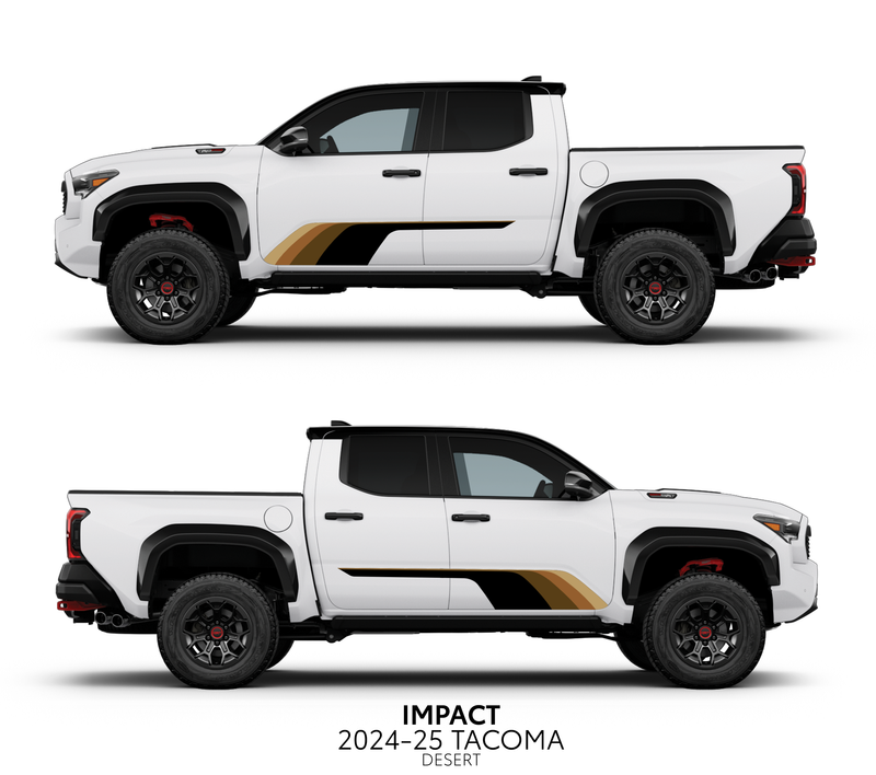 Load image into Gallery viewer, 2024+ Tacoma Impact Rocker Panel Decal Kit
