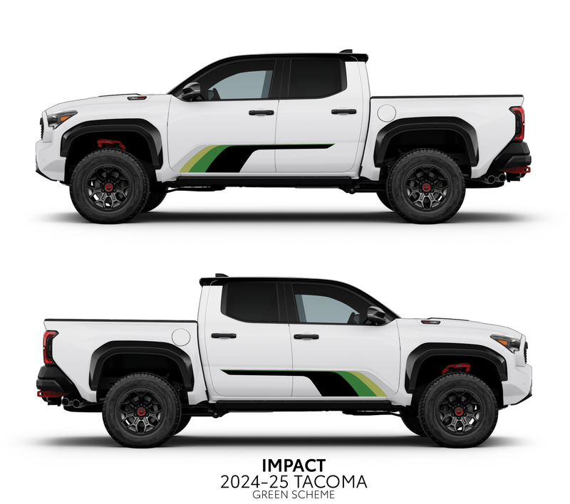 Load image into Gallery viewer, 2024+ Tacoma Impact Rocker Panel Decal Kit
