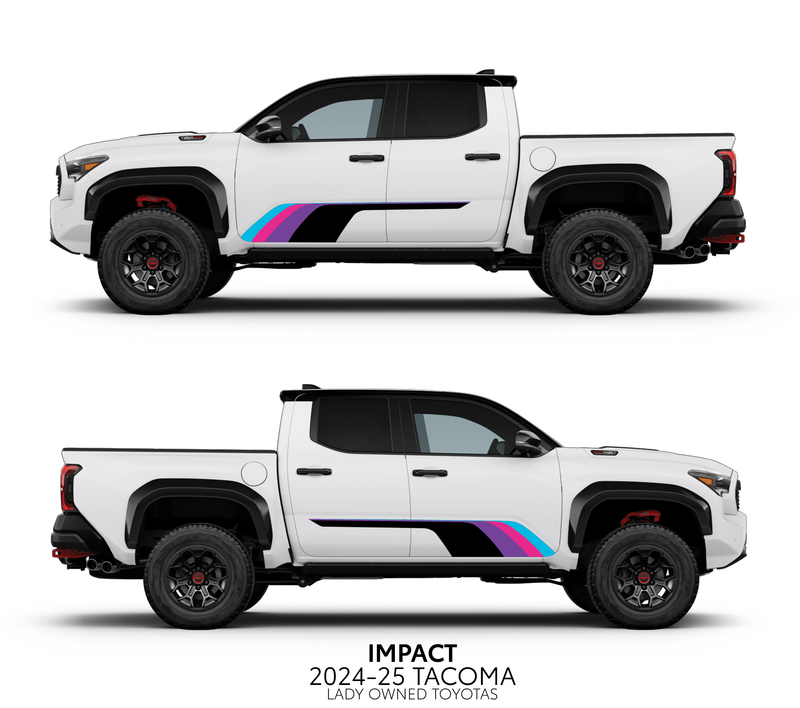 Load image into Gallery viewer, 2024+ Tacoma Impact Rocker Panel Decal Kit
