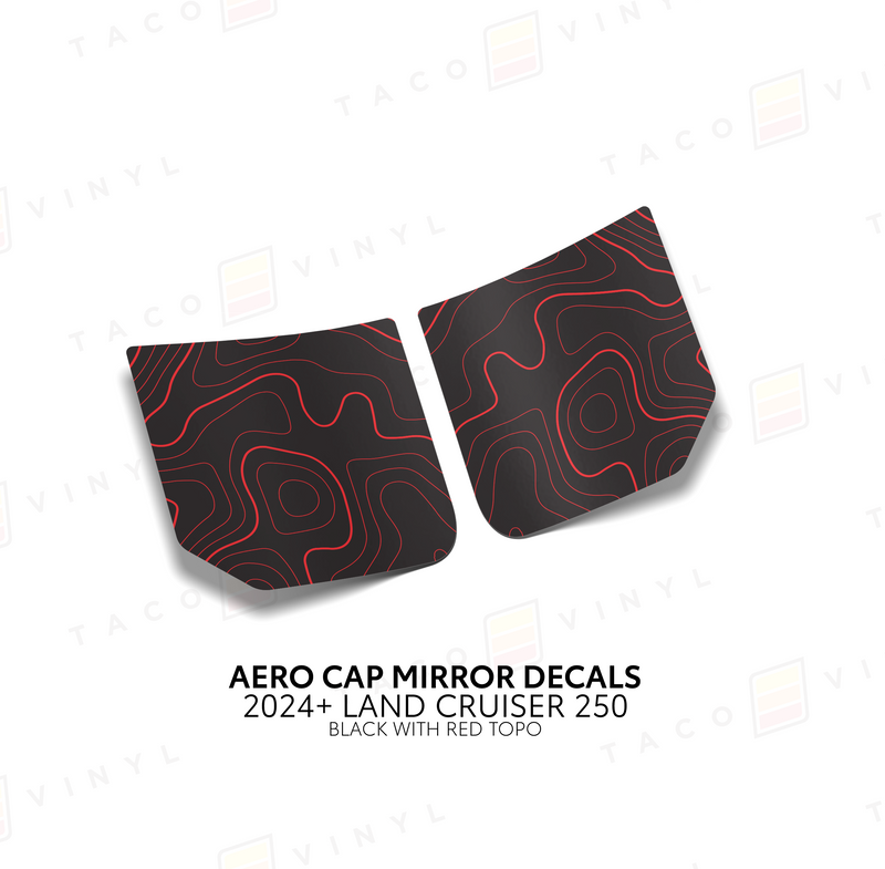 Load image into Gallery viewer, 2024+ Land Cruiser 250 Aero Cap Mirror Decals
